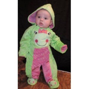 NWT Lullababy Princess Frog Warm Body Suit/Baby Romper